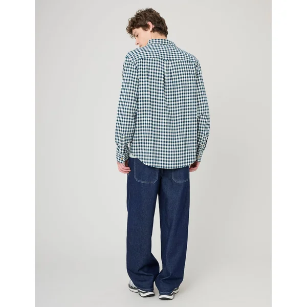 Chemise à carreaux Vert