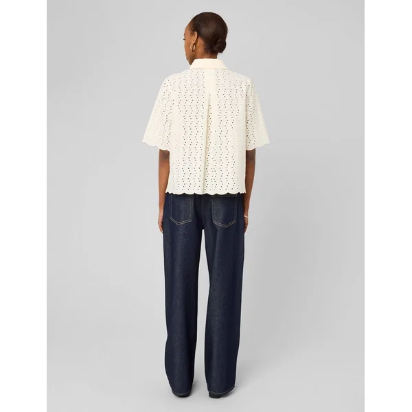 Chemisette en broderie anglaise Ecru