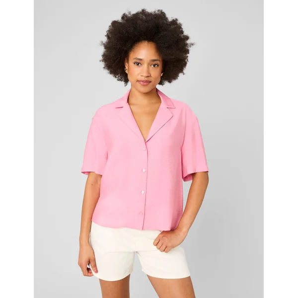 Chemisette unie Rose