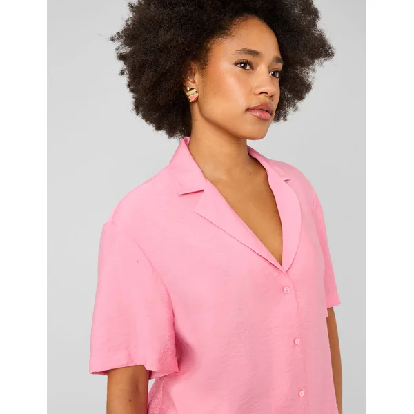 Chemisette unie Rose