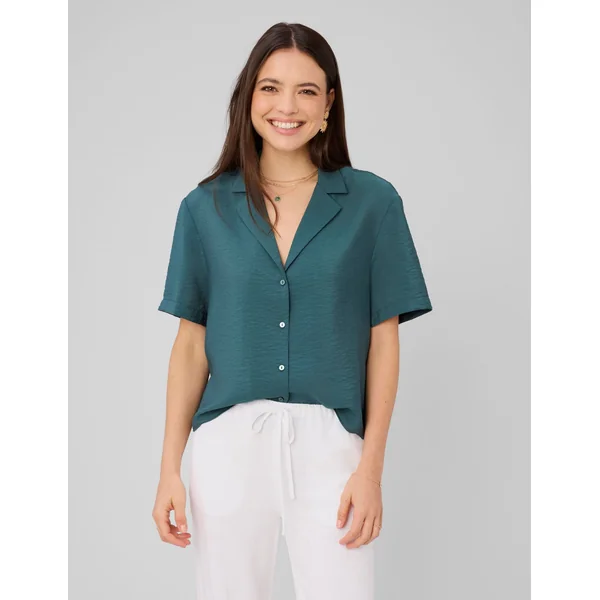 Chemisette unie Vert