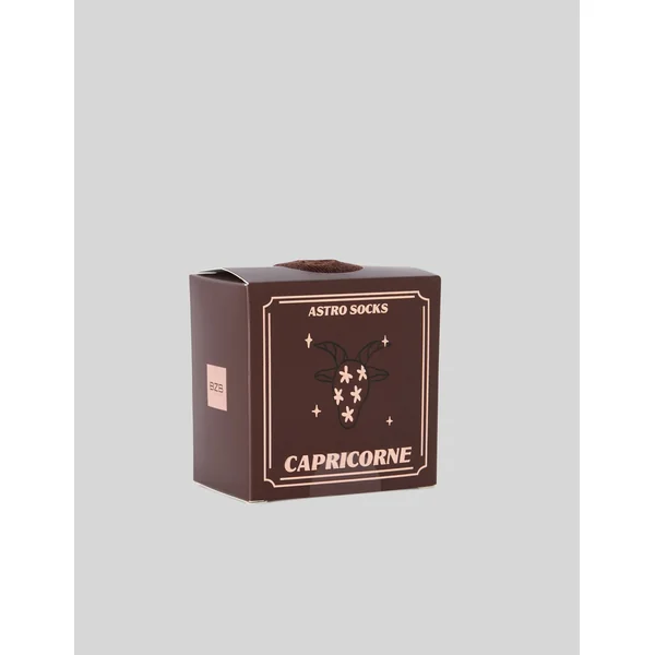 Coffret chaussettes astrologie Marron foncée