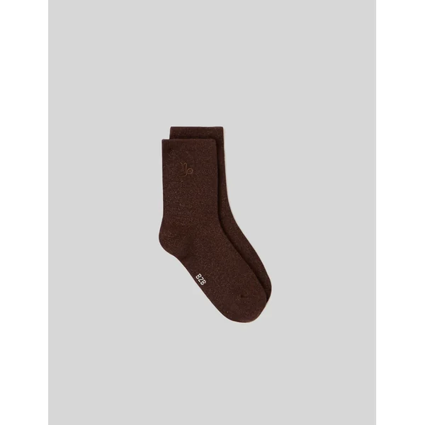 Coffret chaussettes astrologie Marron foncée