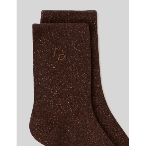 Coffret chaussettes astrologie Marron foncée