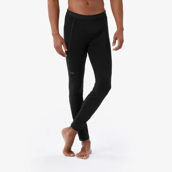 Collant / legging sous-vêtement en laine mérinos de trek montagne homme - mt500