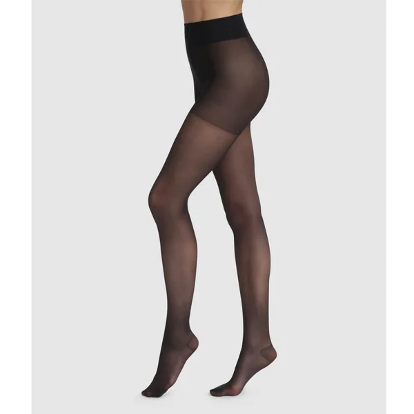 Collant noir 25D Dim Perfect Contention Dim Chaussant