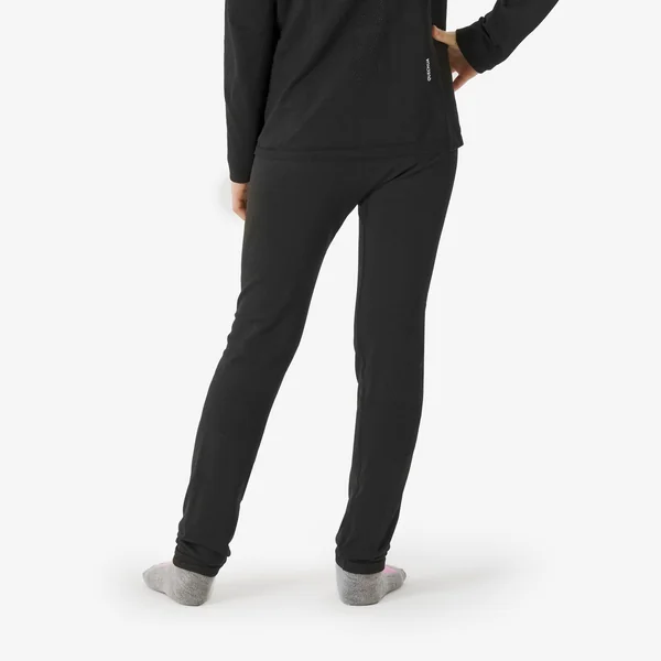 Collant thermique de ski enfant, BL 500 Seamless noir
