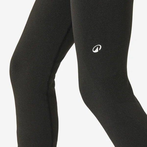 Collant thermique de ski enfant, BL 500 Seamless noir