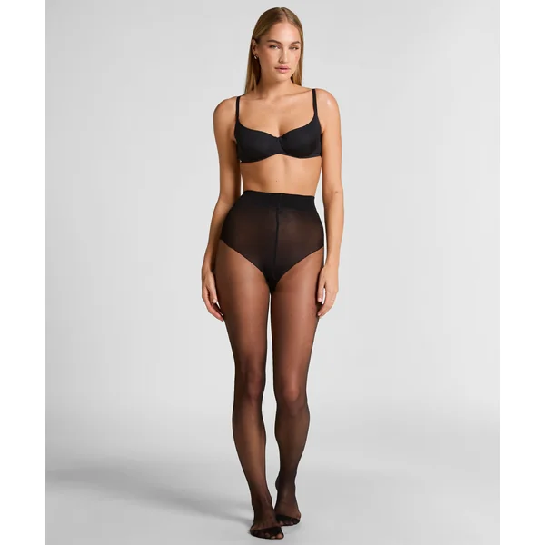 Collants 15 Deniers Contrôle Total - Noir