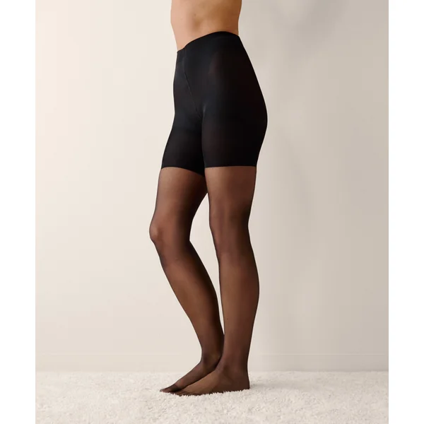 Collants 15 Deniers Lift & Shape Total - Noir