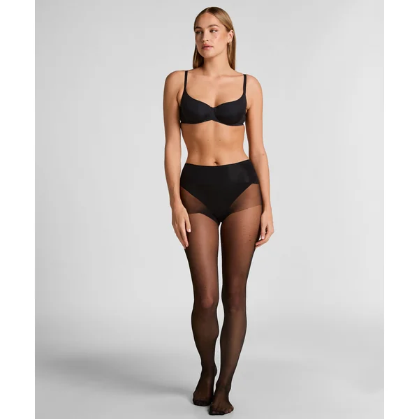Collants 20 Deniers Toucher Velours - Noir