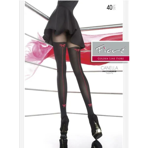 Collants 40 Deniers Fiore CANELLA Noirs Fiore