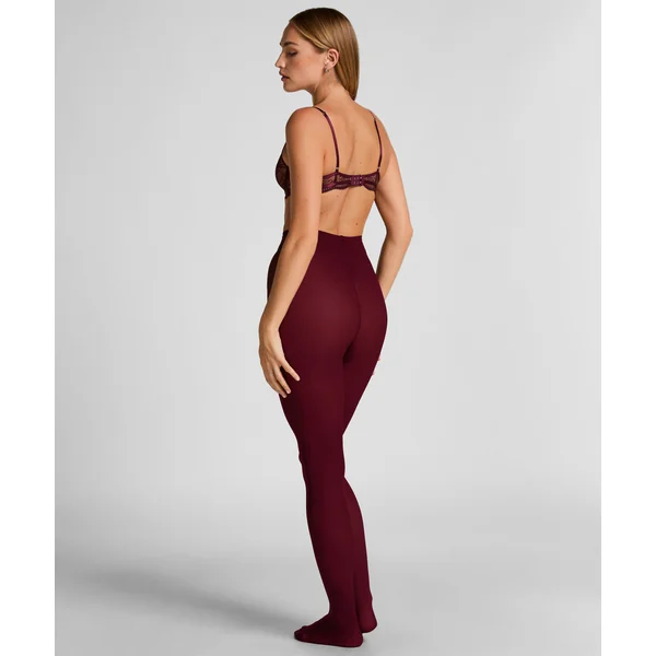 Collants 50 Deniers Toucher Velours - Violet