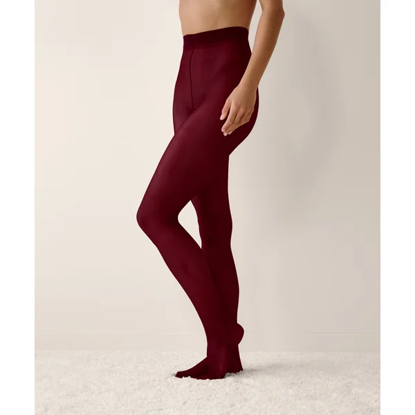 Collants 50 Deniers Toucher Velours - Violet
