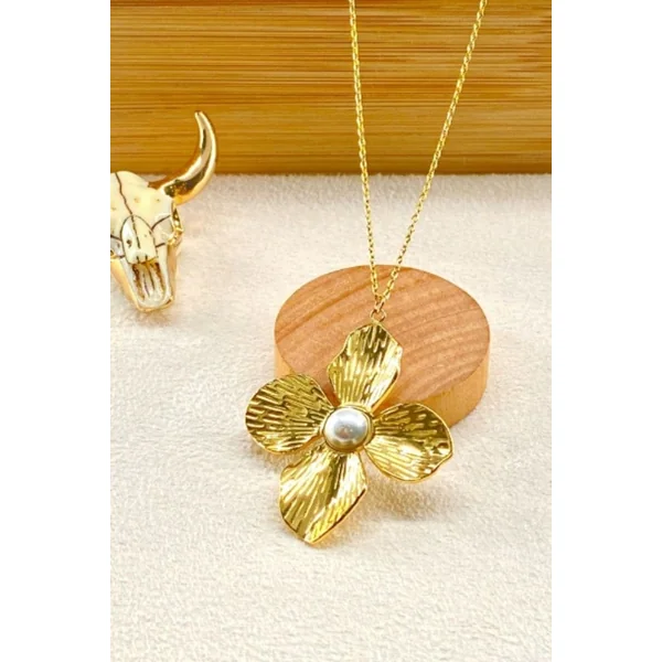 Collier Bohème Fleur Dorée