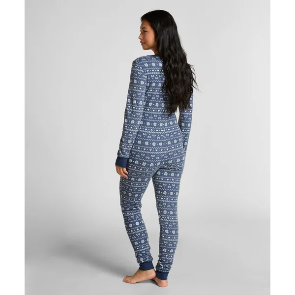 Combinaison de pyjama en Jersey Fairisle - Bleu