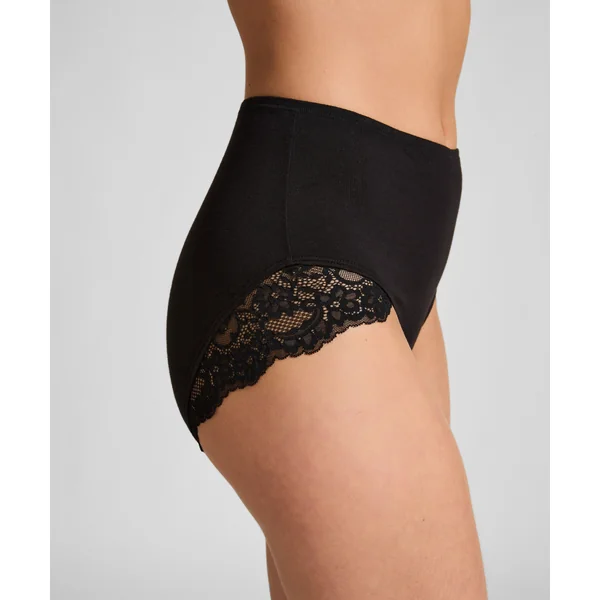 Combinaison en dentelle longueur maxi - Noir