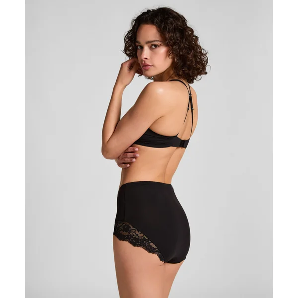 Combinaison en dentelle longueur maxi - Noir
