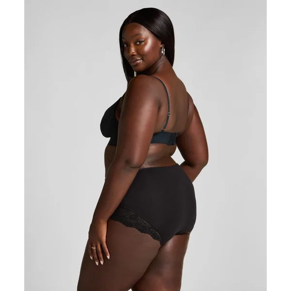 Combinaison en dentelle longueur maxi - Noir