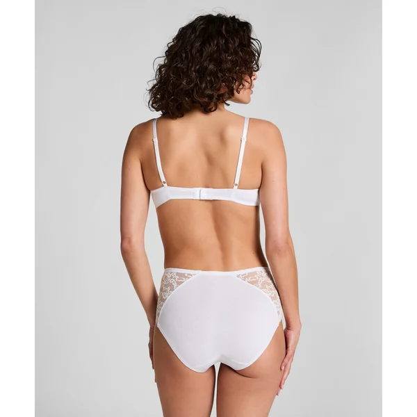 Combinaison en dentelle longueur midi - Blanc