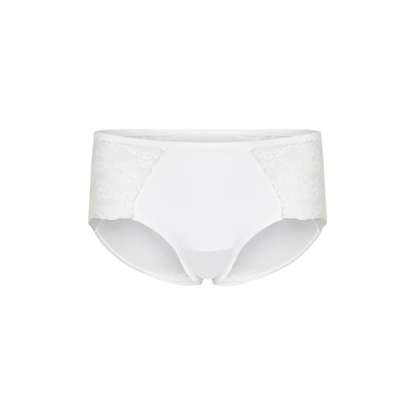 Combinaison en dentelle longueur midi - Blanc
