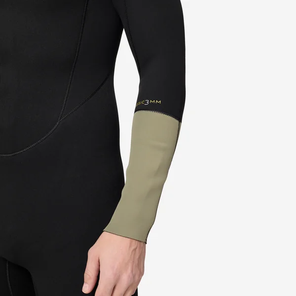 Combinaison néoprène longe-côte intégrale 3/2 double zip Homme - classic