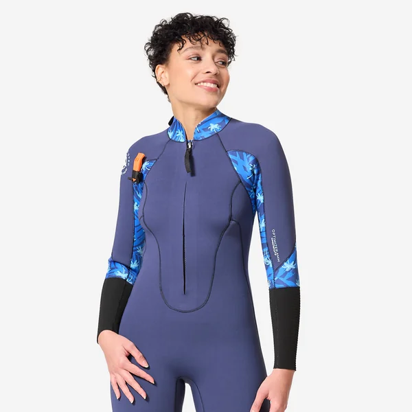 Combinaison néoprène longe-côte shorty 4/3 double zip Femme - optimizer