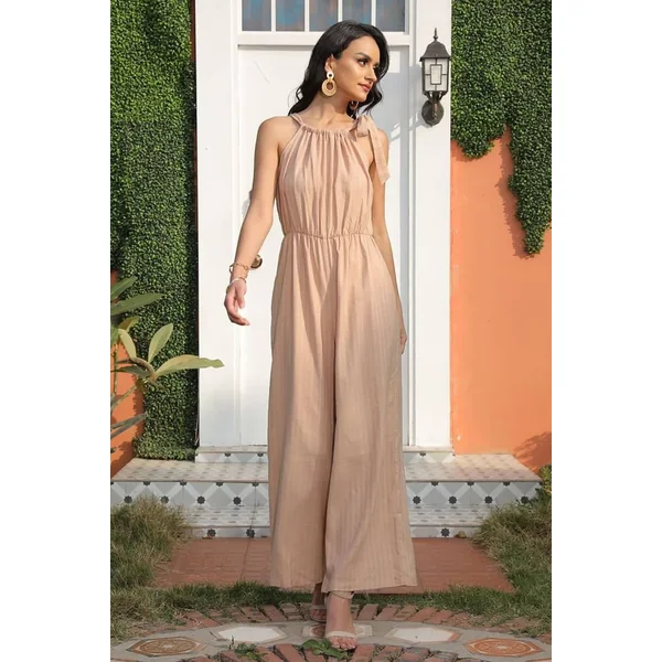 Combinaison Pantalon Beige Champêtre