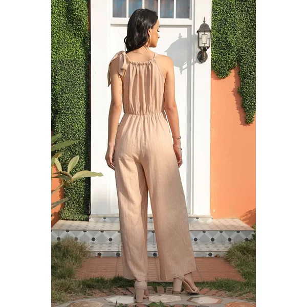 Combinaison Pantalon Beige Champêtre