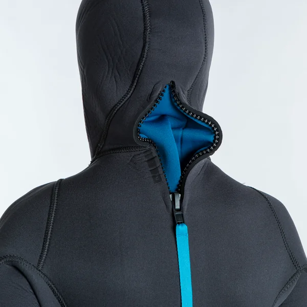 Combinaison plongée Enfant néoprène 5.5mm - SCD 500 gris et bleu