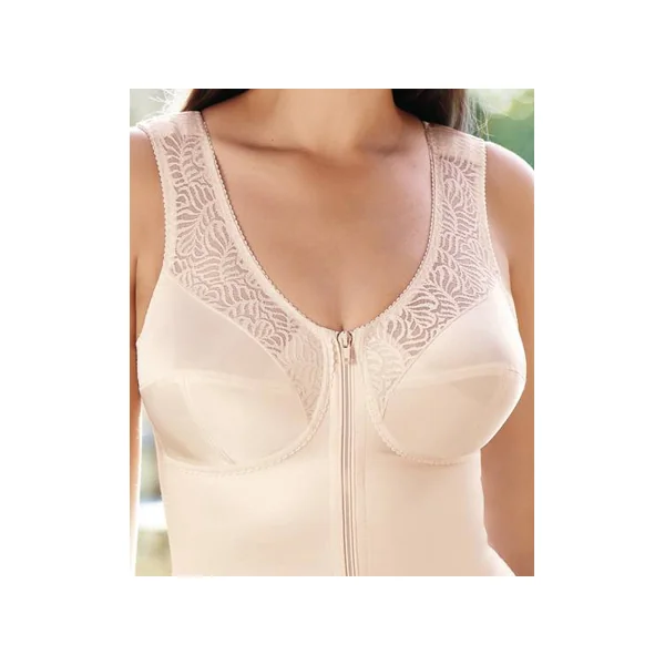 Combiné sans armatures à fermeture devant MYLENA 3419 PEAU D'ANGE
