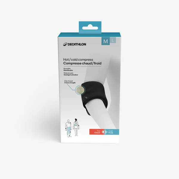 Compresse chaud/froid, poche de froid réutilisable - taille m