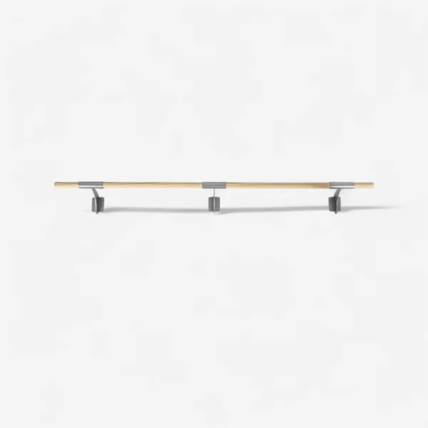 Console Murale Barre De Danse Dinamica Ballet - Arabesque Simple Argent