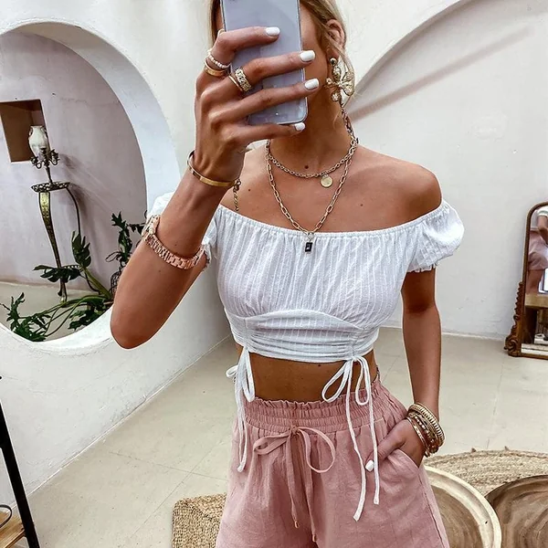 Cop Top Bohème Blanc