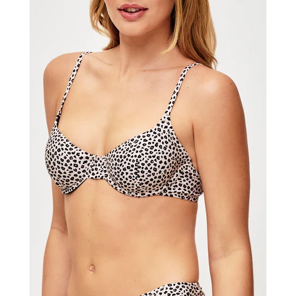 Corbeille - Haut de maillot de bain léopard