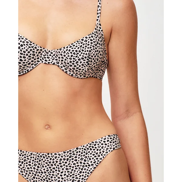 Corbeille - Haut de maillot de bain léopard