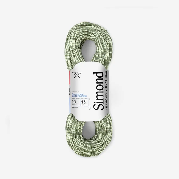 Corde d'escalade 10 mm x 45 m - klimb gym vert