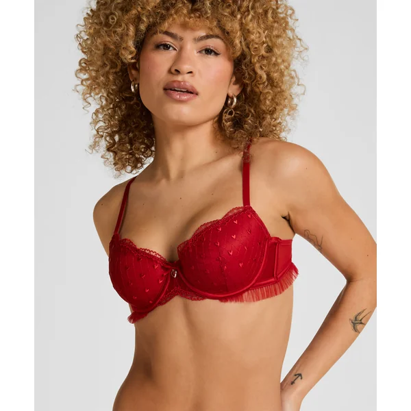 Cordelie Soutien-Gorge Armatures Rembourré - Rouge