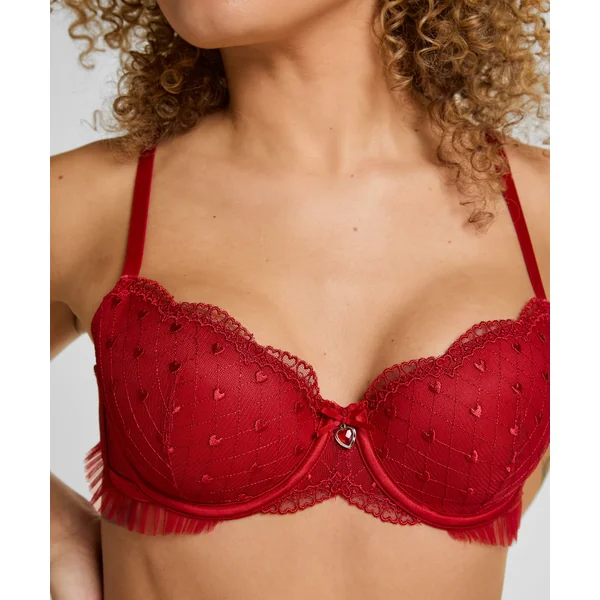 Cordelie Soutien-Gorge Armatures Rembourré - Rouge