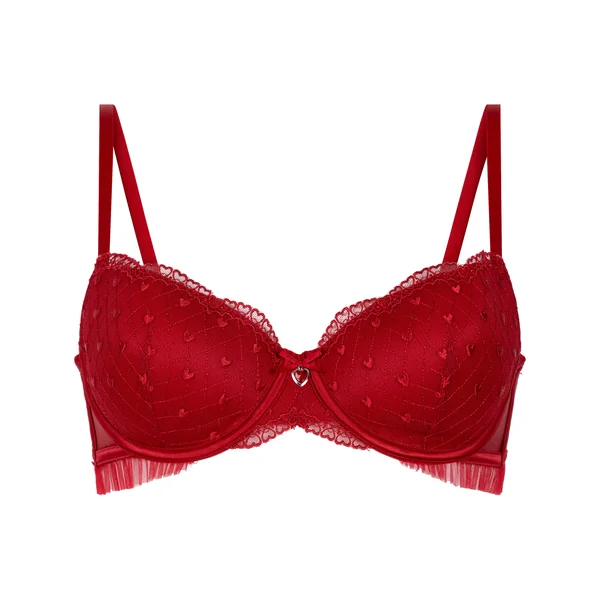 Cordelie Soutien-Gorge Armatures Rembourré - Rouge