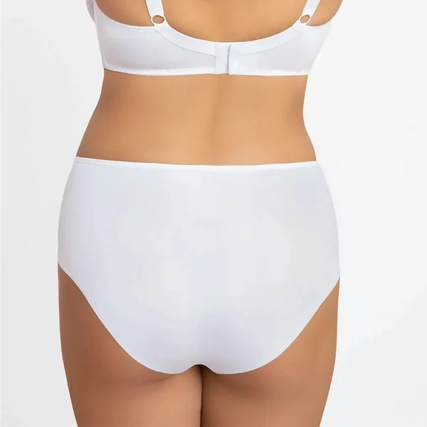 Corin - Culotte taille haute couper au laser Blanc X-Large Miranda