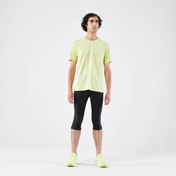 Corsaire de running homme - kiprun run 100 noir