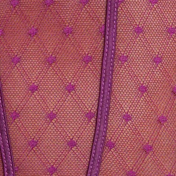 Corset armatures violet Cléo Morgan Lingerie