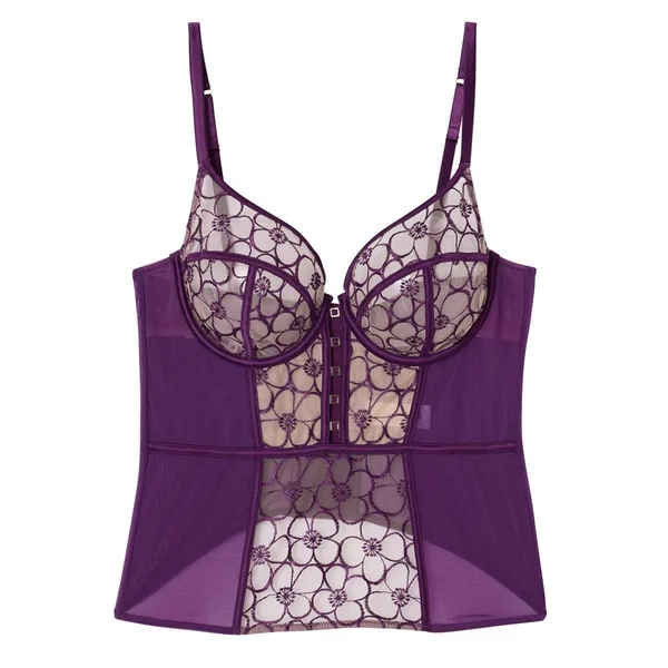Corset violet Venus Camille Cerf x Pomm Poire