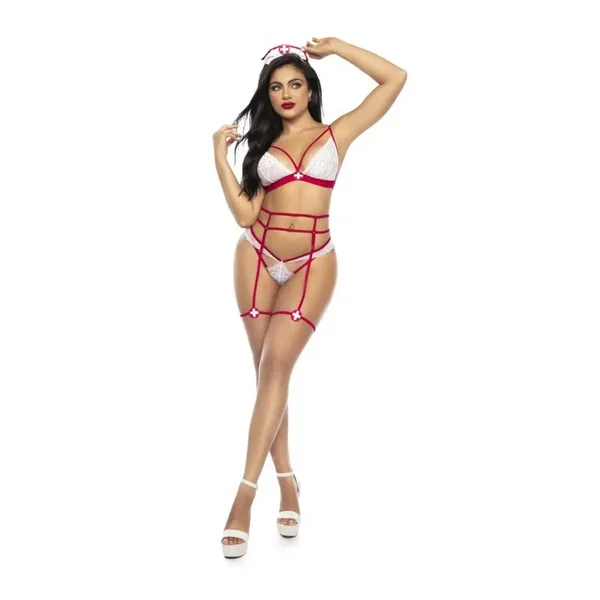 Costume d'infirmière 4 pièces