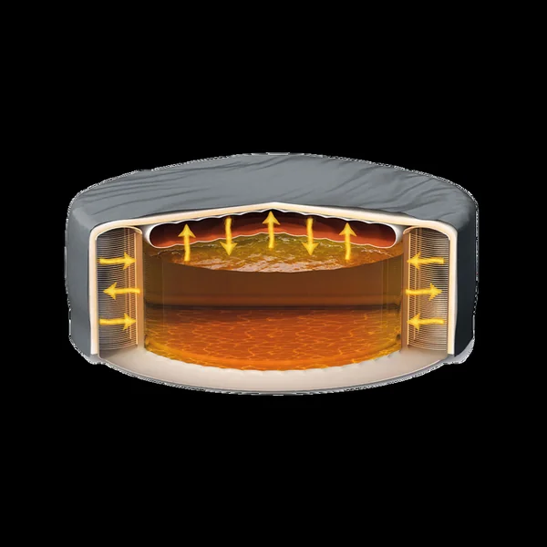 Couverture thermique spa carré 6 places