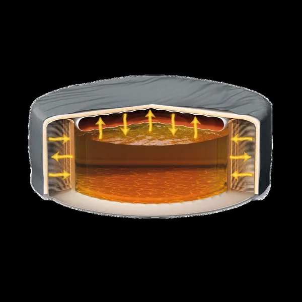 Couverture thermique spa rond 8 places