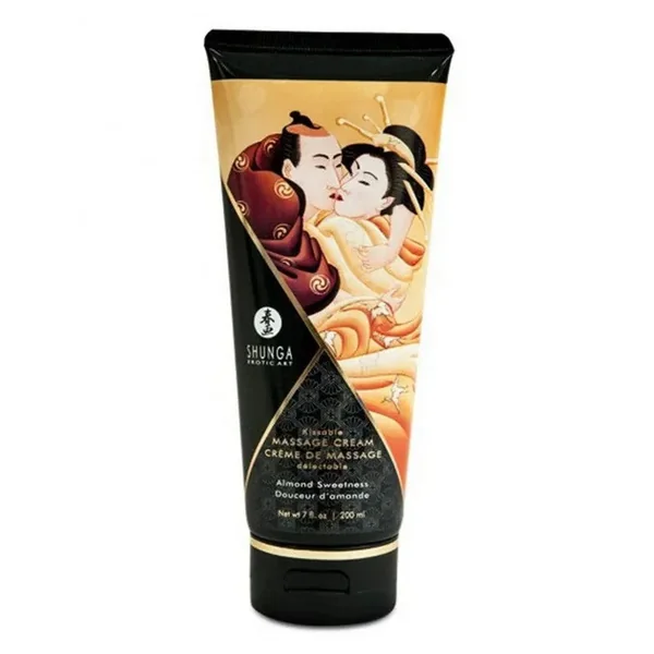 Crème de massage comestible