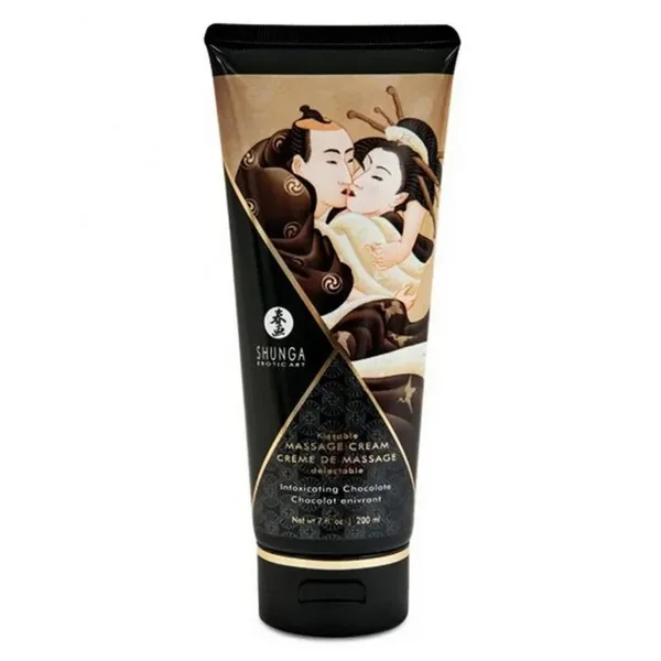 Crème de massage comestible