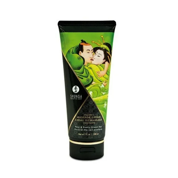 Crème de massage comestible